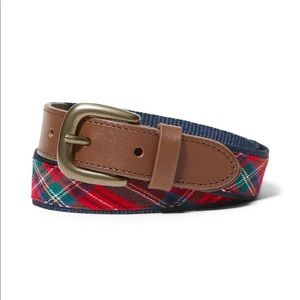 Janie and Jack Bradbury Red Plaid Belt, 2T-3 - NWT